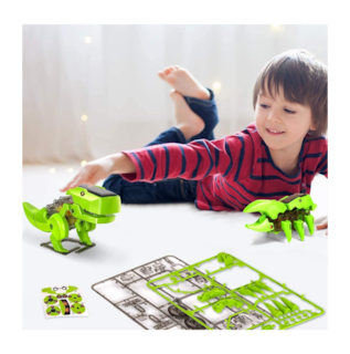 Foto 2 | Foto 2 | Dinosaurio Robot Solar Verde para Niños
