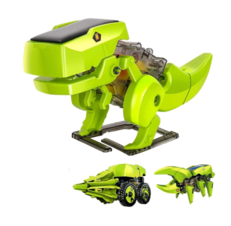 Foto 3 | Foto 3 | Dinosaurio Robot Solar Verde para Niños