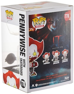 Foto 3 | Foto 3 | Figura De Vinilo Funko It Chapter 2 Pennywise Con Monopatín De 9 Cm - Venta Internacional.