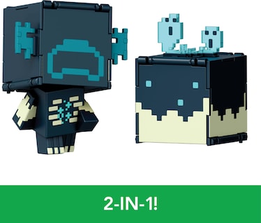 Foto 2 | Foto 2 | Figuras De Acción Mattel Minecraft Flippin' Figs 2 En 1 - Venta Internacional.