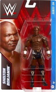 Foto 5 | Foto 5 | Figura De Acción Mattel Wwe Basic Shelton Benjamin De 6 Pulgadas - Venta Internacional.