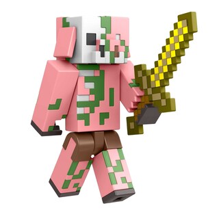 Foto 1 | Foto 1 | Juguete De Acción Mattel Minecraft Craft-a-block Zombie De Más De 6 Años - Venta Internacional.