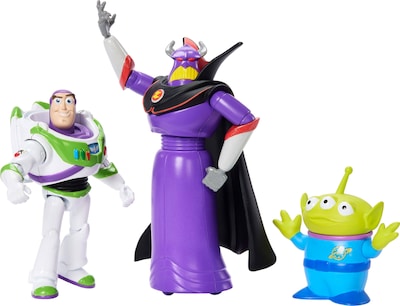 Foto 4 | Foto 4 | Figuras De Acción Mattel Disney Pixar Storytellers Story, Paquete De 3 - Venta Internacional.