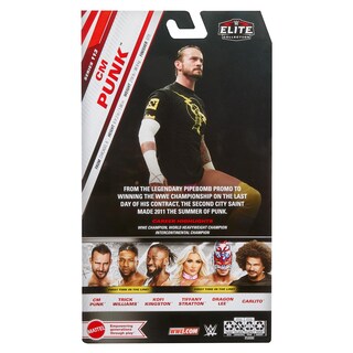 Foto 2 | Foto 2 | Figura De Acción Ringside Wwe Elite 113 Cm Punk Con Macho Gear - Venta Internacional.