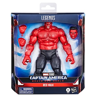 Foto 2 | Foto 2 | Figura De Acción Marvel Legends Red Hulk De 15 Cm Con Accesorios - Venta Internacional.