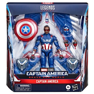 Foto 2 | Foto 2 | Figura De Acción Capitán América De La Serie Marvel Legends 15 Cm - Venta Internacional.