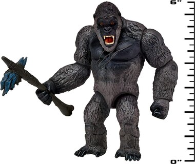 Foto 2 | Foto 2 | Figura De Acción Playmates Godzilla Vs Kong Con Hacha De Batalla - Venta Internacional.