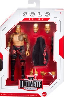 Foto 2 | Foto 2 | Figura De Acción Mattel Wwe Ultimate Edition Solo Sikoa De 6 Pulgadas - Venta Internacional.