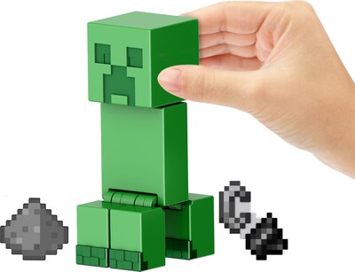 Foto 2 | Foto 2 | Figura De Acción Mattel Minecraft Creeper Con Accesorio De 8 Cm - Venta Internacional.