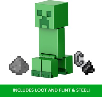 Foto 4 | Foto 4 | Figura De Acción Mattel Minecraft Creeper Con Accesorio De 8 Cm - Venta Internacional.