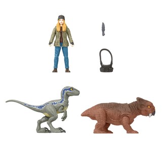Foto 3 | Foto 3 | Set De Figuras De Acción Jurassic World Dominion Maisie & Raptor - Venta Internacional.