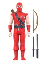 Figura De Acción Super 7 Gi Joe Reaction Red Ninja Wave 3 - Venta Internacional.