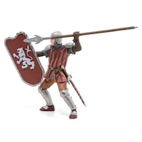 Figura Papo Caballero De Fantasía Medieval Con Jabalina 39756 - Venta Internacional.