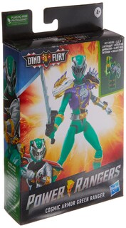 Foto 3 | Foto 3 | Figura De Acción Power Rangers Dino Fury Cosmic Armor Green 15 Cm - Venta Internacional.