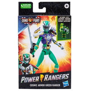 Foto 4 | Foto 4 | Figura De Acción Power Rangers Dino Fury Cosmic Armor Green 15 Cm - Venta Internacional.