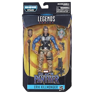 Foto 2 | Foto 2 | Figura De Acción De La Serie Marvel Legends Black Panther Erik Killmonger, 15 Cm - Venta Internacional.