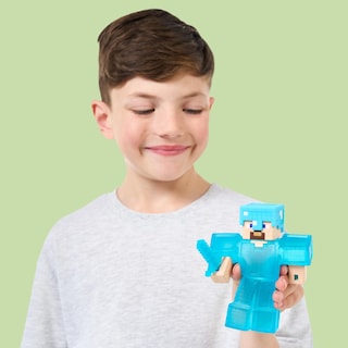 Foto 3 | Foto 3 | Juguete Sensorial Heroes Of Goo Jit Zu Minecraft Steve Con Diamante - Venta Internacional.