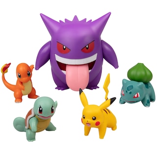 Foto 1 | Foto 1 | Set De Figuras Pokémon Generation 1 Con Gengar Pikachu Squirtle - Venta Internacional.