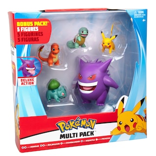 Foto 6 | Foto 6 | Set De Figuras Pokémon Generation 1 Con Gengar Pikachu Squirtle - Venta Internacional.