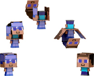 Foto 6 | Foto 6 | Figuras De Acción Mattel Minecraft Flippin' Figs Con Fidget 2 En 1 - Venta Internacional.