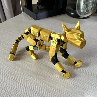 Foto 6 | Foto 6 | Figura De Acción Robot Dog Lucky T13 Impresa En 3d Para 2024, 8 Unidades - Venta Internacional.