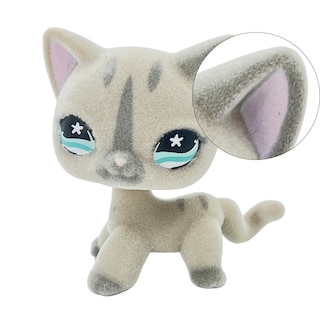 Foto 1 | Foto 1 | Figura De Animal Flocado De Juguete Con Forma De Gato De Pelo Corto #468, 5 Cm - Venta Internacional.