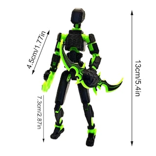 Foto 4 | Foto 4 | Figura De Acción T13 Lucky 13 De Sexta Generación Impresa En 3d - Venta Internacional.