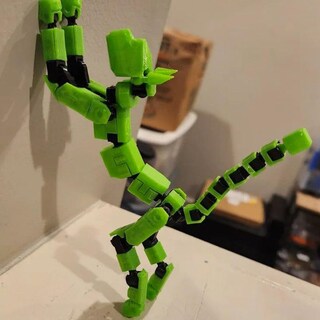 Foto 4 | Foto 4 | Figura De Acción Robot Dog Lucky T13 Impresa En 3d 2024, Verde - Venta Internacional.