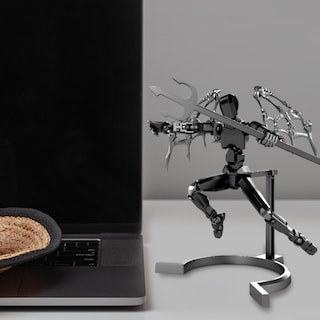 Foto 2 | Foto 2 | Figura De Acción De Robot Con Alas De Ángel Y Demonio, Impresa En 3d - Venta Internacional.