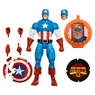 Foto 1 | Foto 1 | Figura De Acción Capitán América De La Serie Marvel Legends 15 Cm - Venta Internacional.