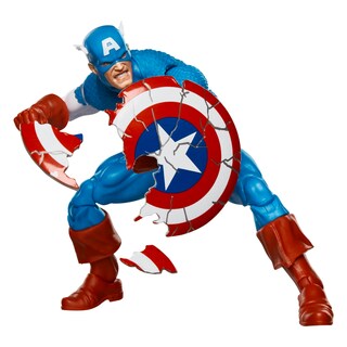 Foto 4 | Foto 4 | Figura De Acción Capitán América De La Serie Marvel Legends 15 Cm - Venta Internacional.