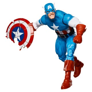 Foto 5 | Foto 5 | Figura De Acción Capitán América De La Serie Marvel Legends 15 Cm - Venta Internacional.