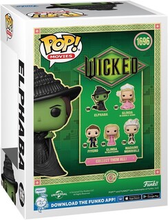 Foto 4 | Foto 4 | Figura De Vinilo Pop Movies Wicked Elphaba Funko Con Caja De 9,5 Cm - Venta Internacional.