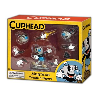 Foto 2 | Foto 2 | Minifigura Toynk Cuphead Mugman Create-a-figure De 8 Cm Con Piezas - Venta Internacional.