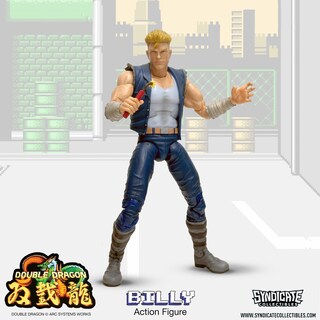 Foto 5 | Foto 5 | Figura De Acción Toynk Double Dragon Billy Lee De 18 Cm Con Accesorios - Venta Internacional.