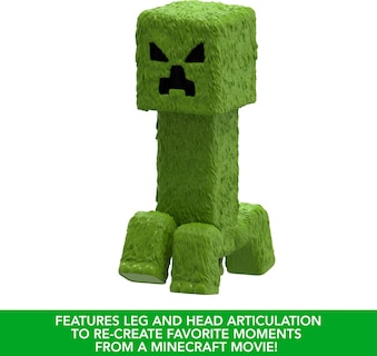 Foto 4 | Foto 4 | Figura De Acción Mattel Inspirada En Minecraft Creeper, 30 Cm, Película - Venta Internacional.