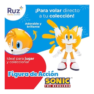 Foto 4 | Foto 4 | Figura De Acción Ruz Sonic The Hedgehog (tails 25 Cm Amarillo)
