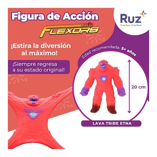 Foto 3 | Foto 3 | Figura Estirable Ruz Flexors Lava Tribe Reloaded (etna 20 Cm Rosa)