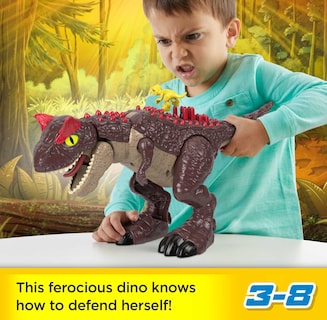 Foto 3 | Foto 3 | Juguete De Dinosaurio Fisher-price Imaginext Spike Strike Carnotaurus - Venta Internacional.