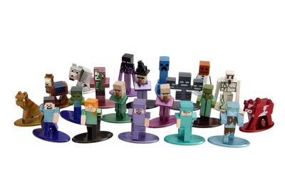 Foto 3 | Foto 3 | Toy Jada Nano Metalligs Minecraft, Paquete De 20 Unidades, Wave 2 - Venta Internacional.