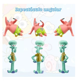 Foto 5 | Foto 5 | Figuras De Juguete Para Niños Lab.g Sponge Bob Colección 8 Piezas Colores