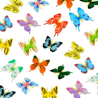 Foto 1 | Foto 1 | Figuras De Acción De Mariposas De Juguete Con Mariposas De Plástico X24 - Venta Internacional.