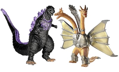 Foto 1 | Foto 1 | Juego De 2 Figuras De Acción De Juguete Twcare Legendary Shin Godzilla Contra Mecha King Ghidorah - Venta Internacional.
