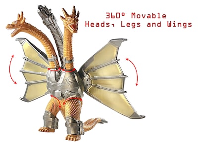 Foto 6 | Foto 6 | Juego De 2 Figuras De Acción De Juguete Twcare Legendary Shin Godzilla Contra Mecha King Ghidorah - Venta Internacional.