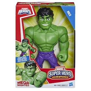 Foto 2 | Foto 2 | Figura De Acción Marvel Super Hero Adventures Hulk 10'' Kids 3+ - Venta Internacional.