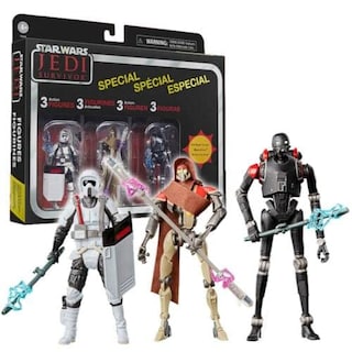 Foto 3 | Foto 3 | Figura De Acción Star Wars Jedi Survivor De 9,5 Cm, Paquete De 3 - Venta Internacional.