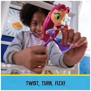 Foto 3 | Foto 3 | Figura De Acción Dc Comics Teen Titans Go! Twisty Titans Starfire - Venta Internacional.