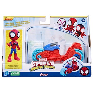 Foto 2 | Foto 2 | Figura De Acción Hasbro Marvel Spidey Con Moto De Más De 3 Años - Venta Internacional.