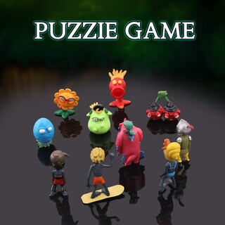 Foto 4 | Foto 4 | Figuras de Rol Plants vs Zombies PVC Serie 2 10 Piezas - Venta Internacional