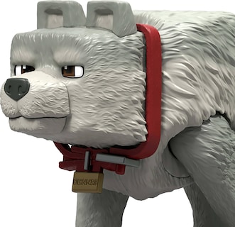 Foto 6 | Foto 6 | Set De Figuras De Acción Mattel Minecraft Dennis The Wolf 8 Cm - Venta Internacional.